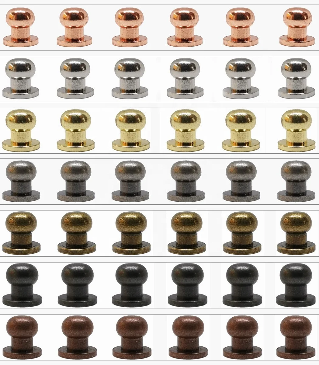 Factory Price 10x26mm Metal Spike Rivet Stud For Punk Apparels Cone Alloy Spike Screw Rivet Back Leather Hardware