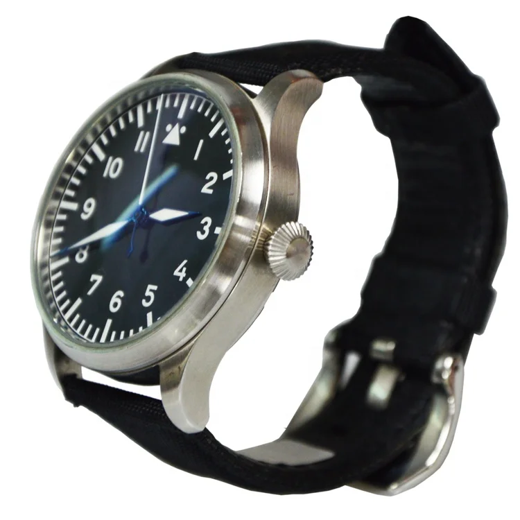 Relojes Wholesale Super Luminous Private Label Stainless Steel Case Sapphire Glass  NH35 Automatic Watch pilot