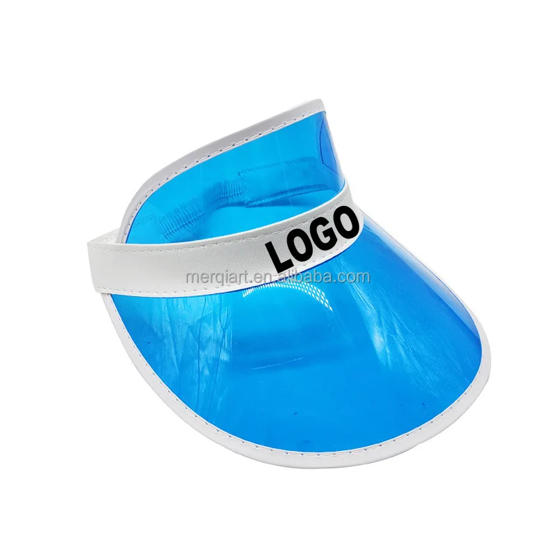 blue sun visor hat