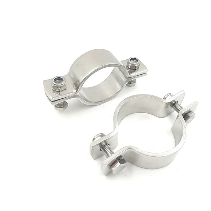 Heavy duty Galvanized strap U type pipe tube clamps quick release tube saddle pipe clamp water hose clamp