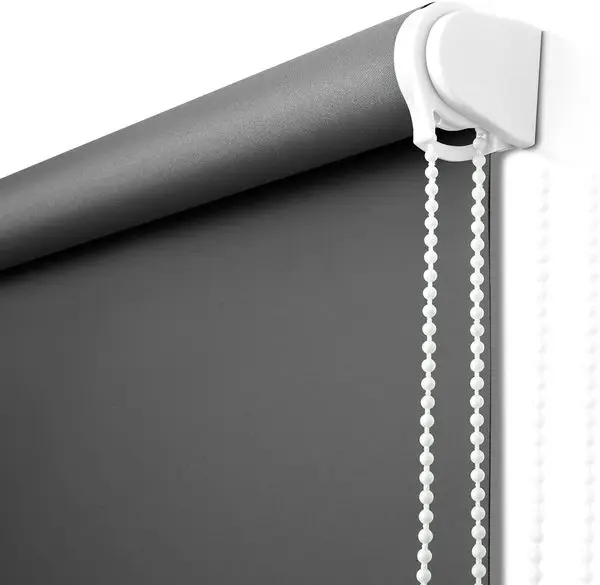 Eco-friendly Manual Chain Roller Blinds Blackout Fabric Roller Curtains Wholesale Polyester Customized Roller Window Shades