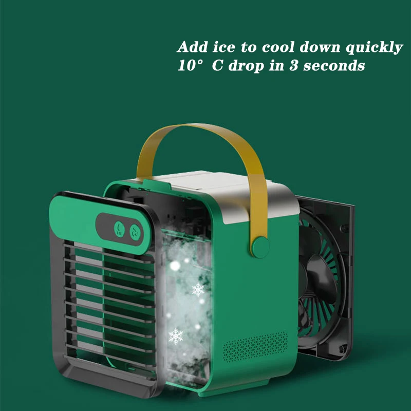2022 Professional Air Conditioner Fan Air Conditioner Mini Usb Rechargeable Portable Air Cooler