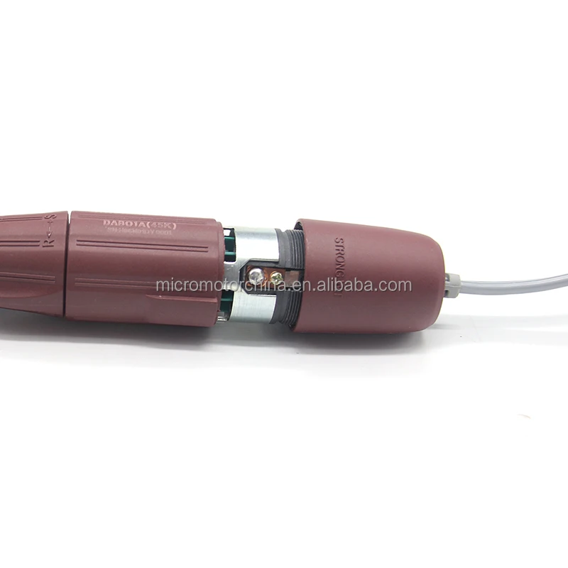High speed  portable saeshin strong 102LN lab Micro motor 45000rpm carbon brush micromotor handpiece