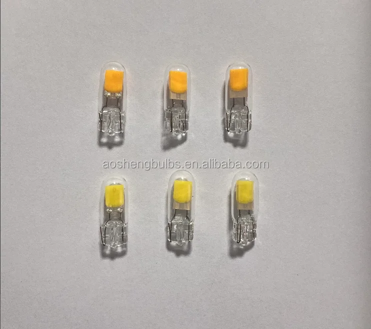 T10 LED Car Bulb 6V 12v 24v T10 LED Width Bulb T3-1/4 LED Indicator Instrument Light T10 LED Lawn bulb #194 #168 #501 #192