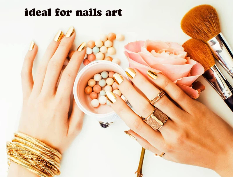 10 Colors 14x14cm  Gold Silver Leaves Sheets Foil Paper For Furniture