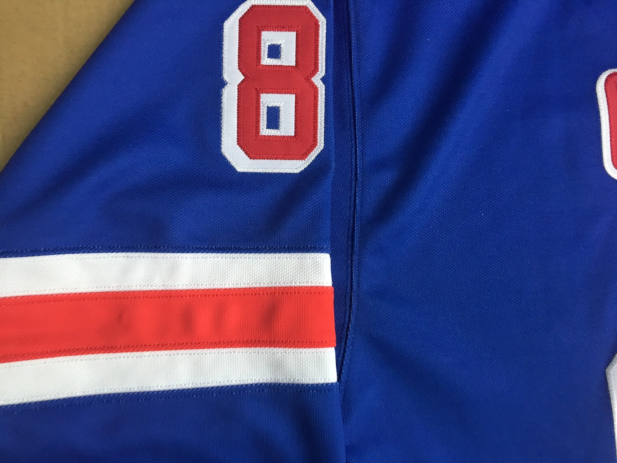 Custom team twill ice hockey jersey embroidered professional stripe stitched ice hockey wear