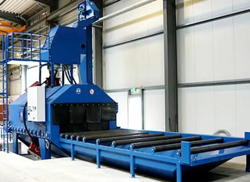 H BEAM SHOT BLASTING MACHINE
