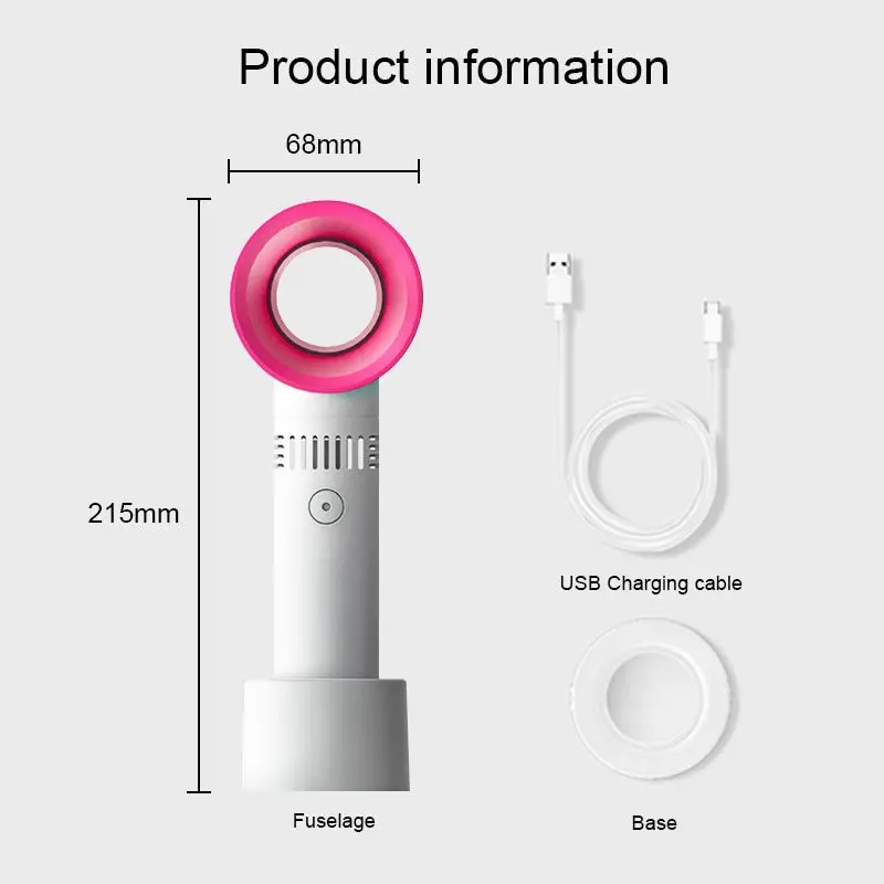 Wholesale colorful portable mini  usb rechargeable lash fan dryer lash fans lash fans hand held