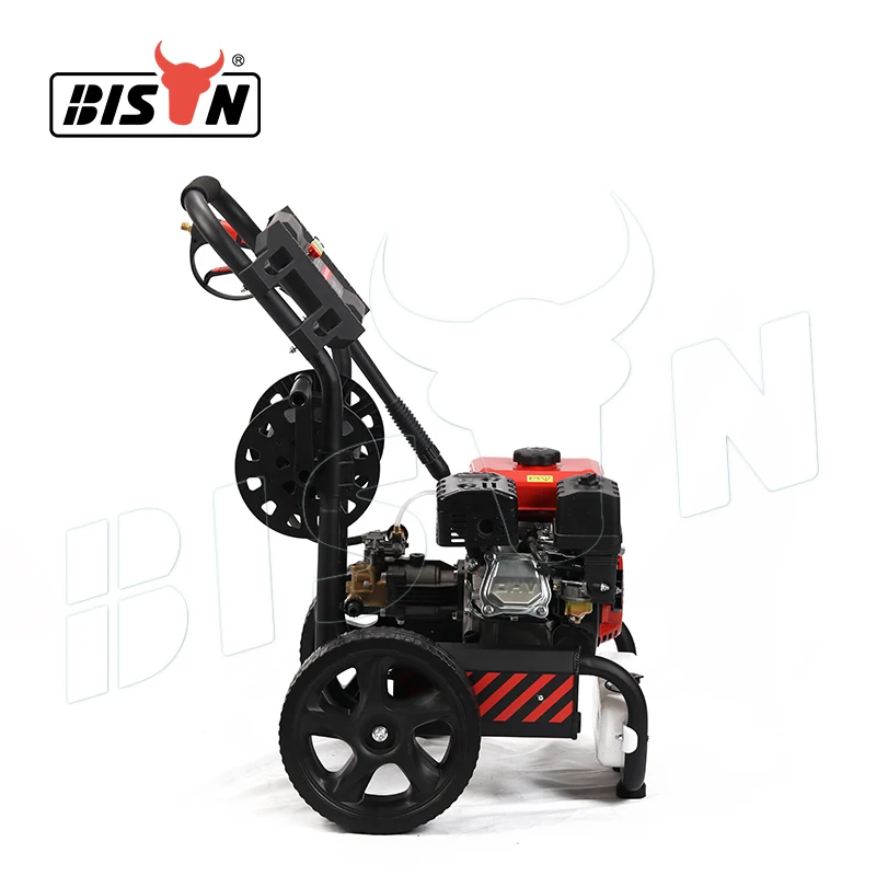 Bison Manufacturer Car Washing Equipment Compact 180BAR 6.5HP 9LPM High Pressure Washer With Ohv Engine