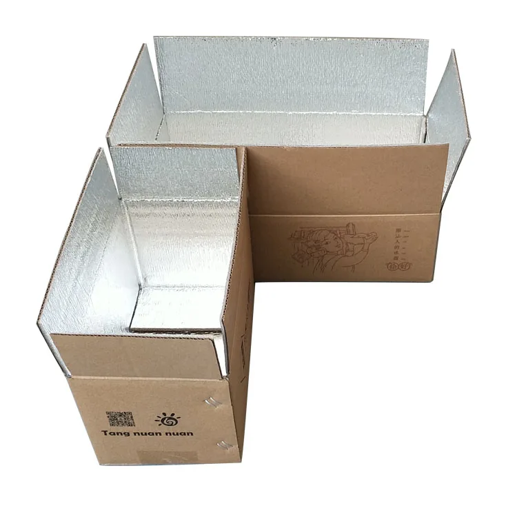 Frozen food shipping boxes  thermal Insulated shipping boxes for food with insulation