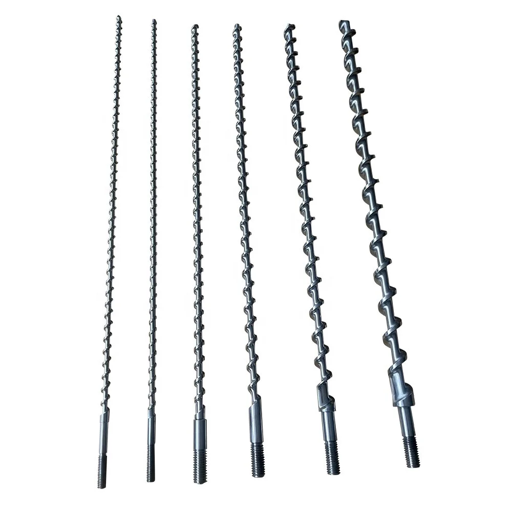 length 460 mm diameter 3 4 5 6 8 10 13  custom stainless steel small mini long auger screw solid machining service oem augers