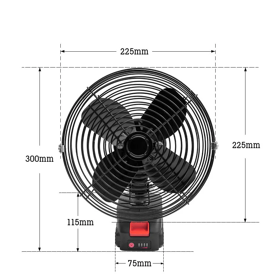 Electric Fan Outdoor Products Mt Interface Portable High-Power Electric Fan Lithium Electric Hair Dryer
