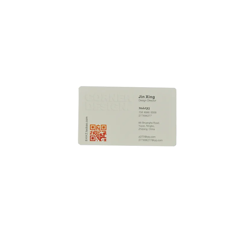 Luxury custom printing embossed 300-500gsm cotton paper cardboard name business card