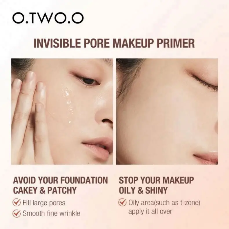 Cheaper Best Sale Smooth Moisturizing Invisible Pores Long Lasting Foundation Face Bases De Makeup Primer For Oily Skin