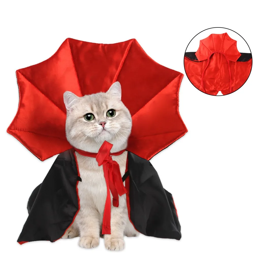 Halloween Pet Accessories Funny Cosplay Pet Vampire Clock for Dogs Cats Animals