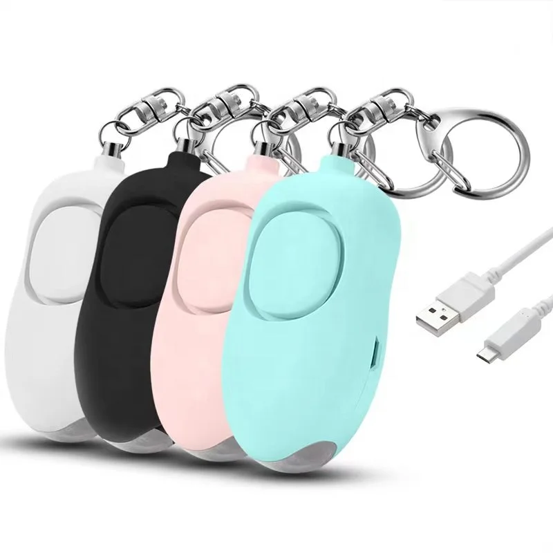 Personal Self-defense Security Keychain Alarm LED SOS keychain self defense Alarm