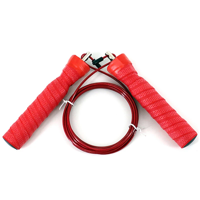 Wholesale Amy Up High Quality Sweatband Speed Steel Wire Skipping Jump Rope