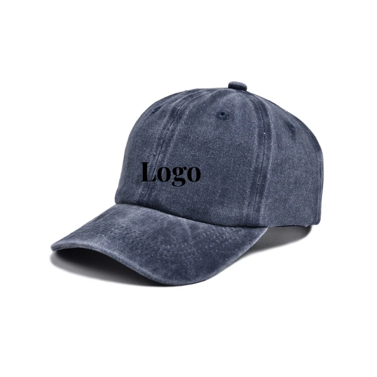 Custom Logo Kids Washed Cotton Outdoor Sunshade Dad Hat  Multi Color Children Baseball Cap for Boys Girls