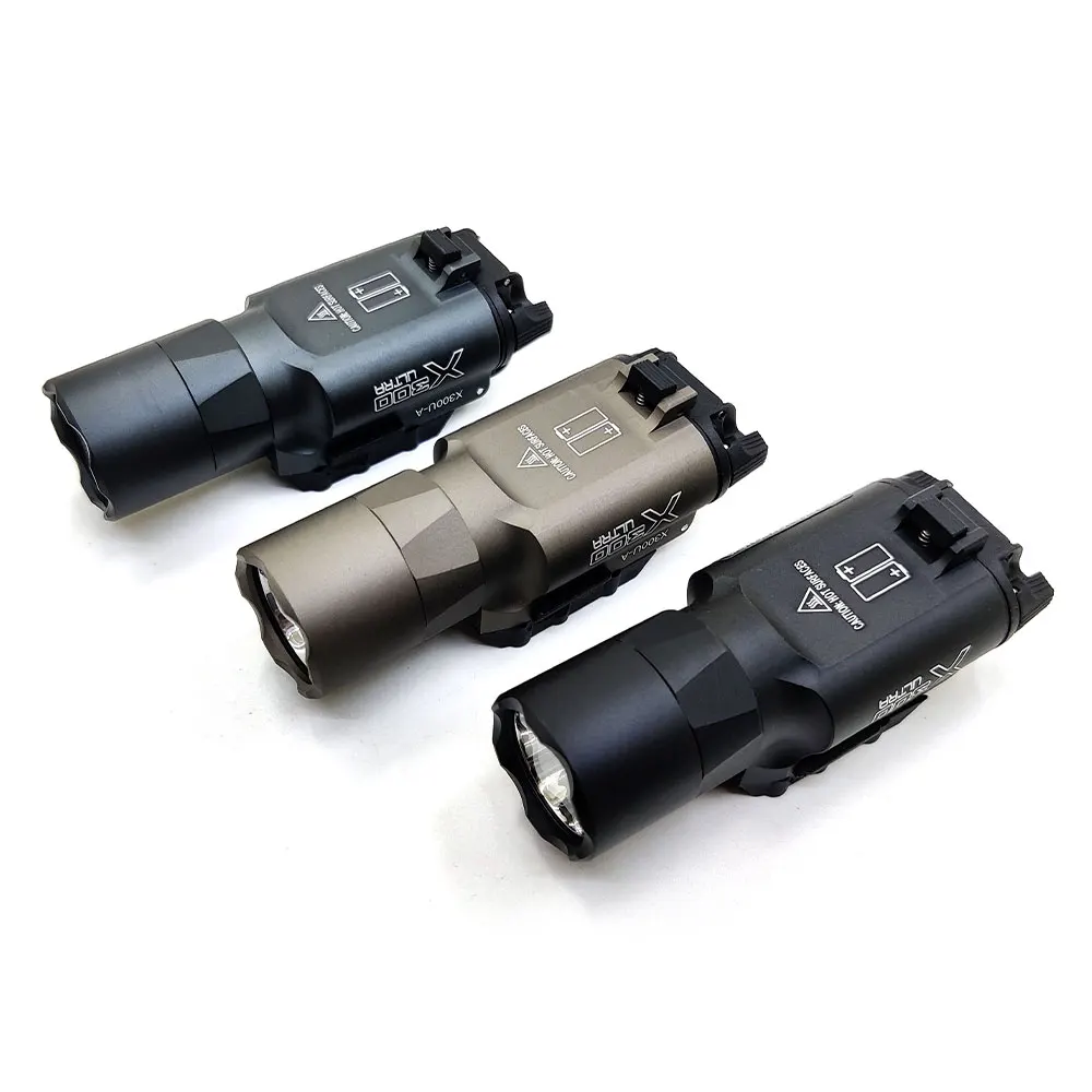 SOTAC GEAR Aluminum X300U Light Tactical Flashlight Fit 20mm Rail Outdoor Scout Lights X300U Flashlights