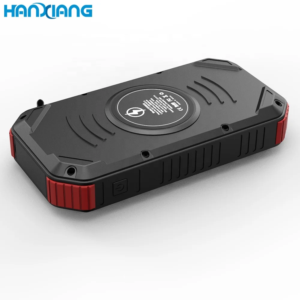 
New Arrivals 2021 Hot Outdoors Camping Flash Light 4 USB Ports PD QC3.0 Fast 30000mAh QI Wireless Solar Power Banks for Phones 