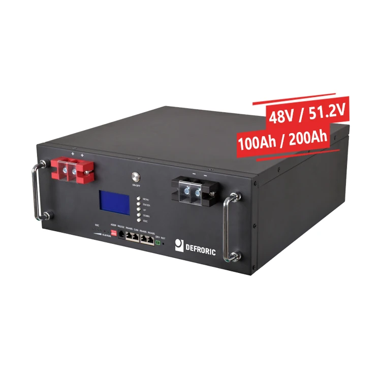 0.2C 0.5C Charging and Discharging 51.2V Lifepo4 Battery Pack 100A Lithium Ion Batteries 5Kwh