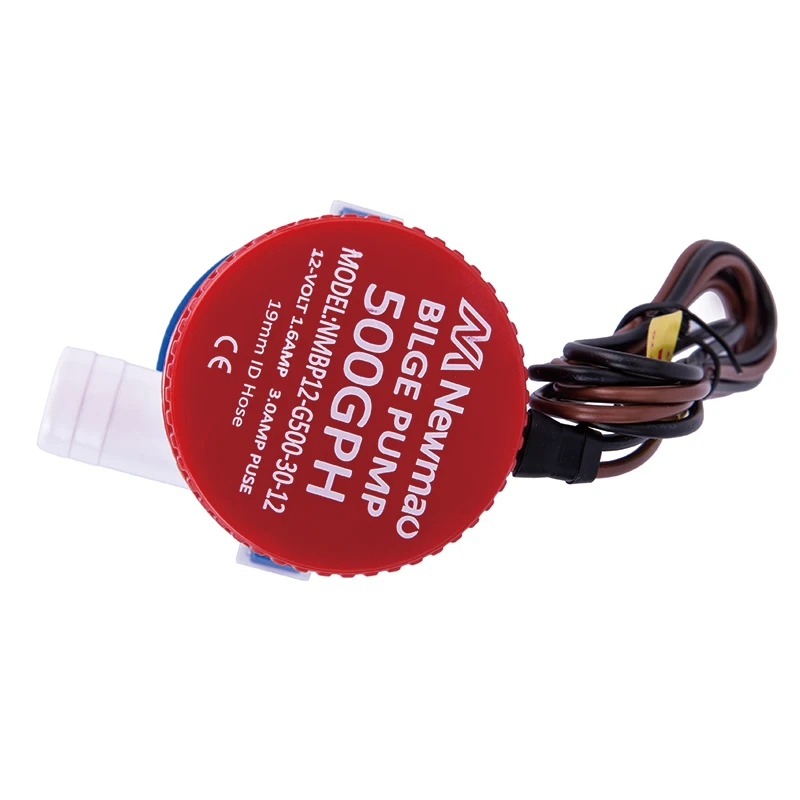 Newmao 12 вольт non автоматические Трюмные насос 1100 gph выход 29 мм Морской лодки RV промышленных погружной насос