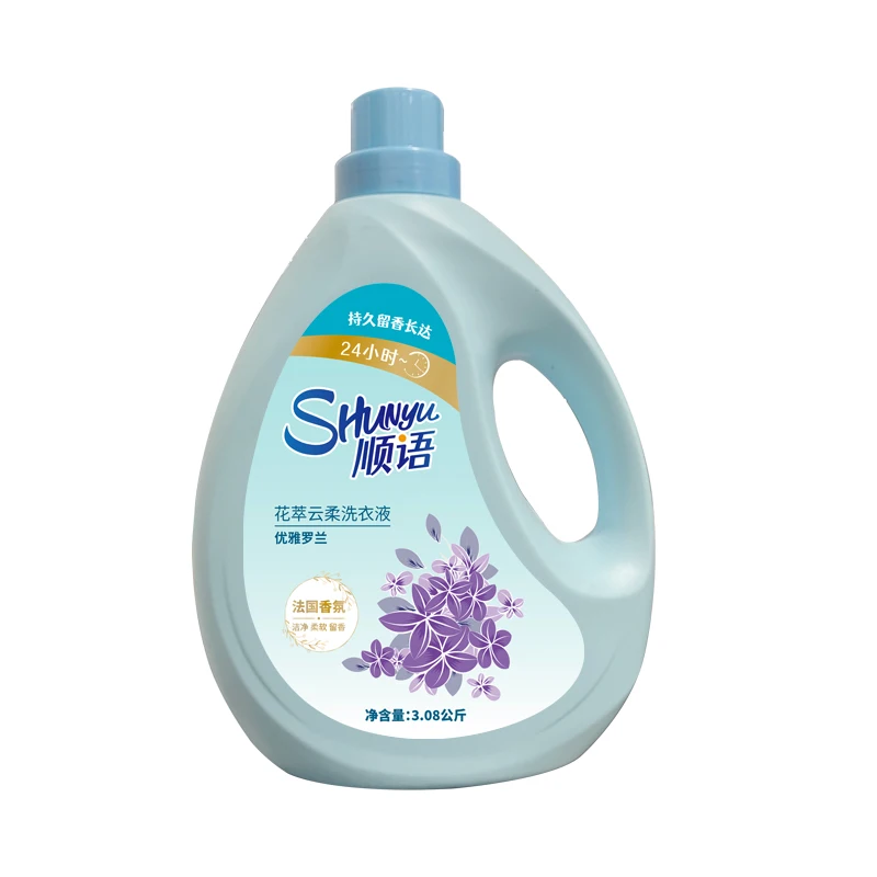 Shunyu Wholesale 5kg Floral Scent Natural Soft Laundry Gel Detergent Washing Soap Liquid