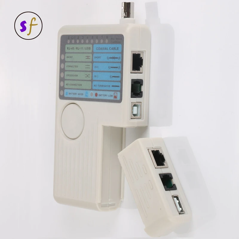 Professional Multi Function 4 In 1 Network and Cable Tester RJ45/RJ11/USB/BNC LAN Cable remote cable tester