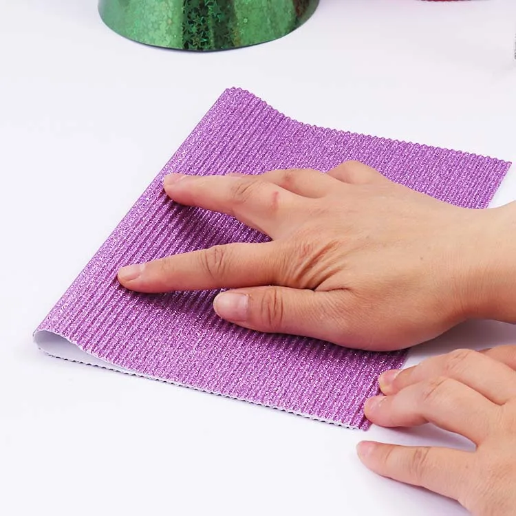 Foska Multi Bright Colors 270gsm Premium Sparkly Card Stock Corrugated Paper for Crafts Card Making Scrapbooking DIY Projects