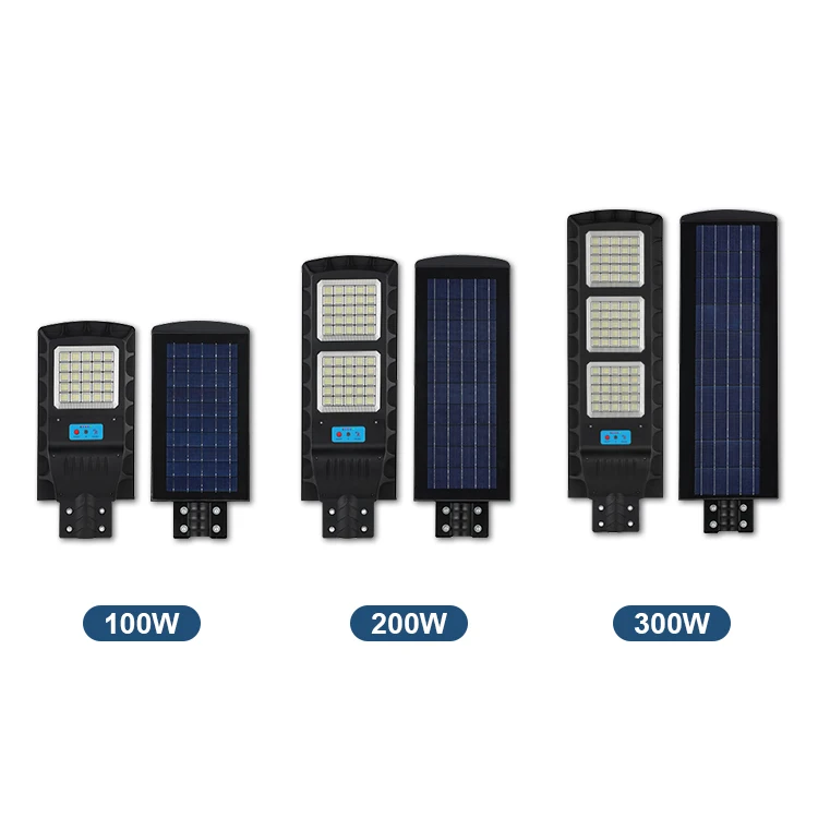 Outdoor Ip65 Waterproof Integrated Solar Street Lanp 60W All In One Led Solar Street Light