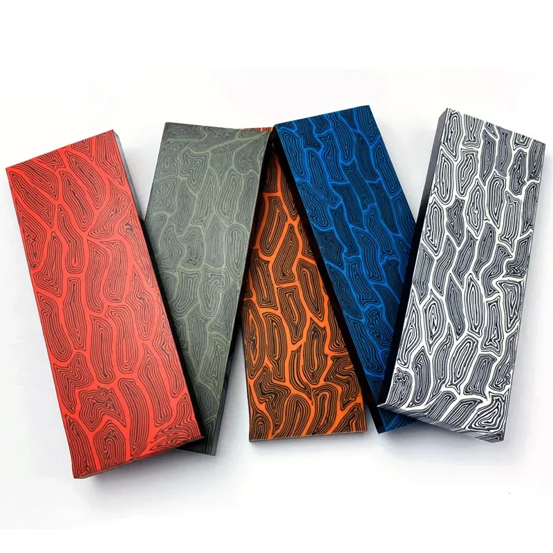 G10 Knife Handle Material DIY Tool Handle Colors Composite Material Damascus Pattern G-10 Tool Holder Patch Material