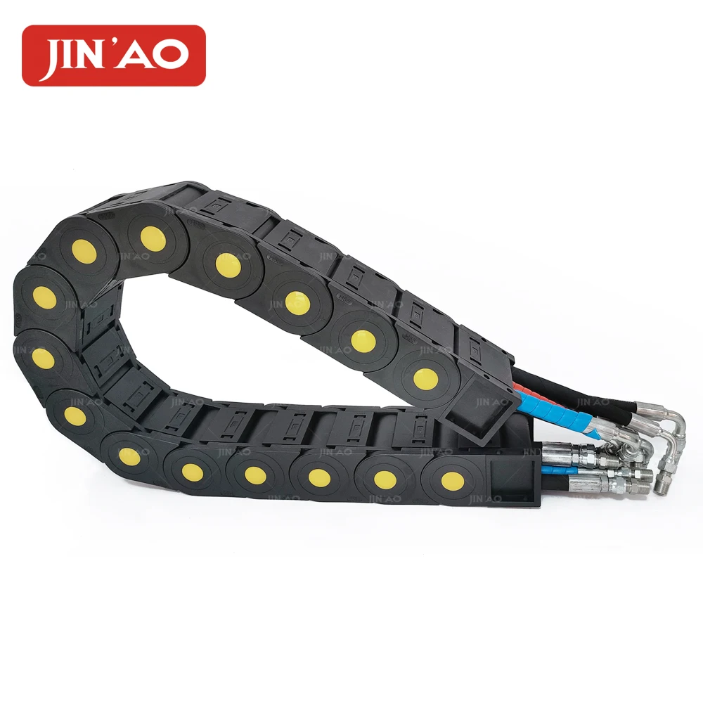 Manufacturer Long Travel Energy Chains Nylon Drag Chain High Speed Application for Machining Center