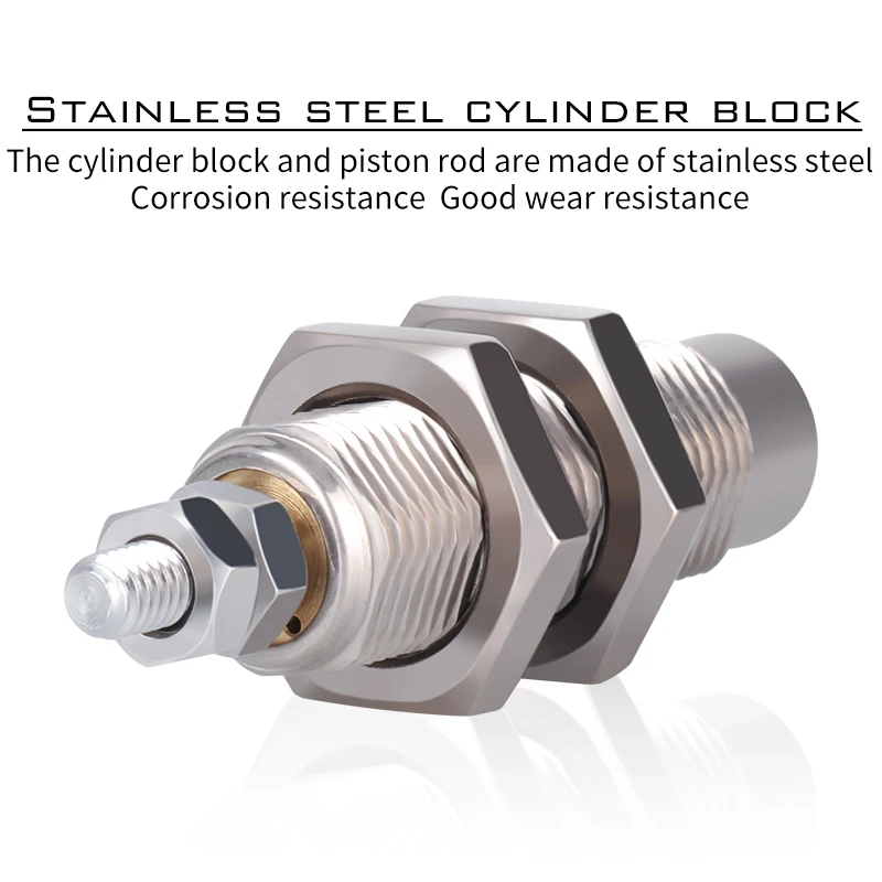 AIRTAC cylinder MPE6/8/10/12/16*5X10X15 Threaded needle cylinder Thread Body Needle Cartridge Pin Cylinders