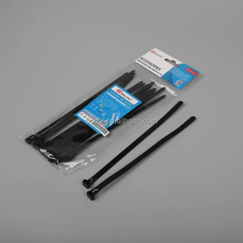 CE Certificated 100% Nylon 66 Reusable Cable Tie