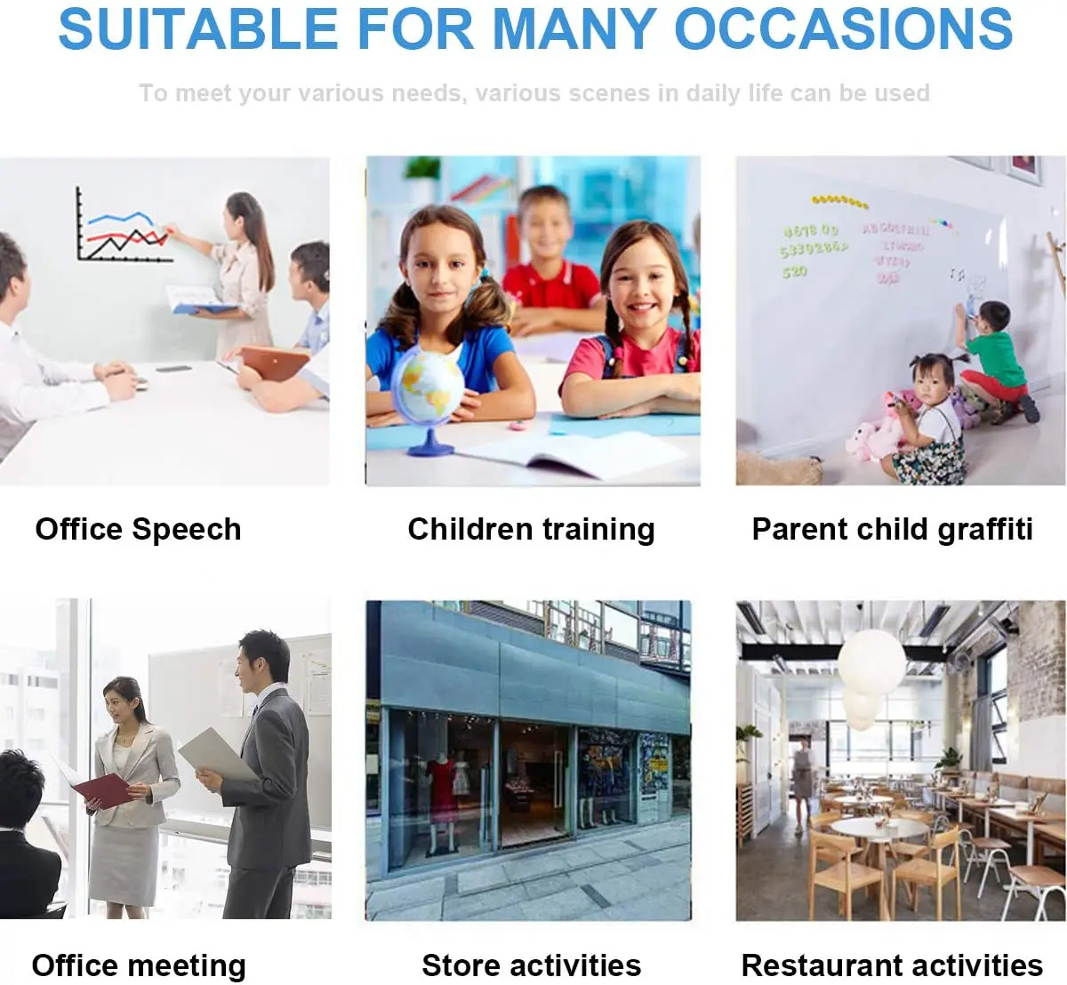 KBW Factory direct sales portable notice writing board a4 mini magnetic whiteboard for kids office classroom