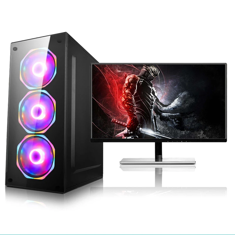 Hot selling ATX Computer Case Full Tower Cabinet For PC Gaming Case Towers High Quality Transparent Cases Fan