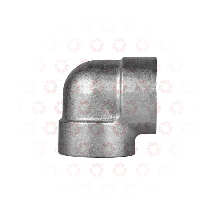 SS304 316 Customized 1 Inch 2 Inch 3 Inch 3000LB Stainless Steel High Pressure 90 Degree Forged Cheap Price Elbow