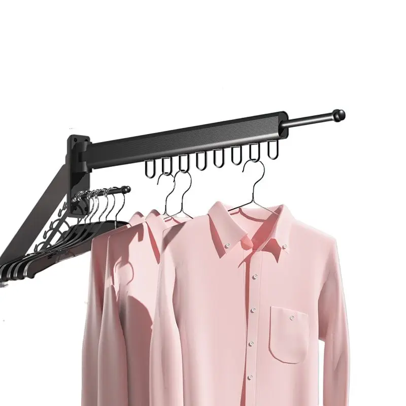 Складная настенная Выдвижная телескопическая сушилка для одежды из нержавеющей стали для балкона