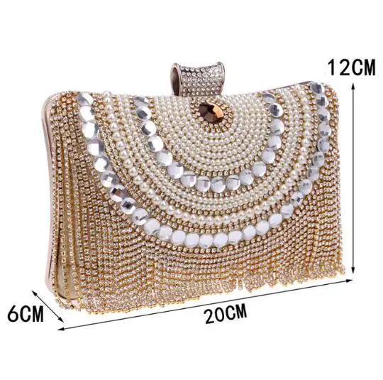 Rhinestone Wedding Handbag Purse Crystal women Evening Handbag Womens Crystal Evening Clutch Bag