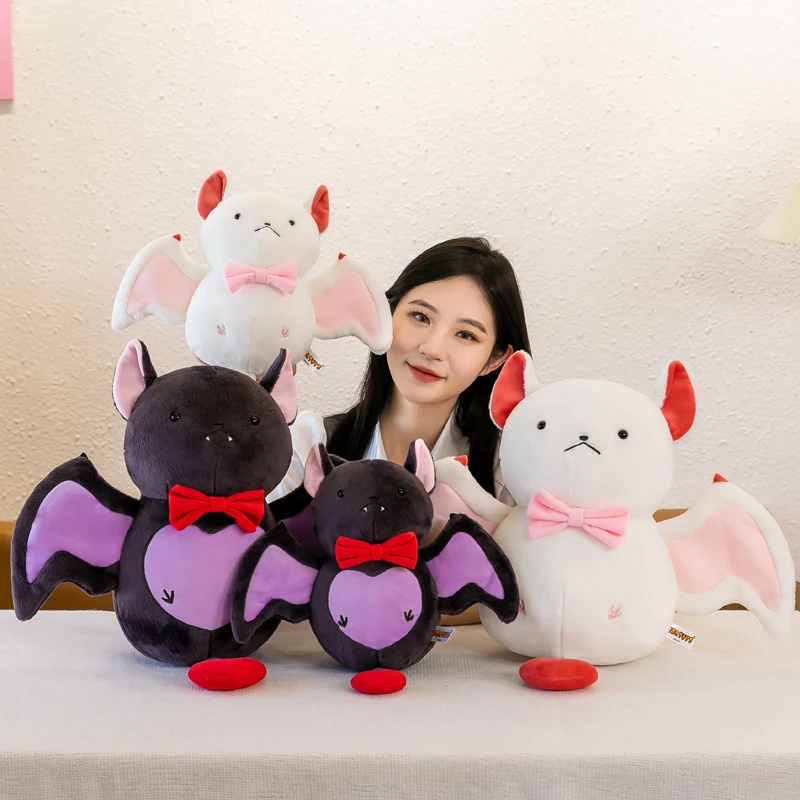 Wholesale Customized Soft Bat Plush Toys Stuffed Animal Plush Dark Bat Toys For Birthday Gift