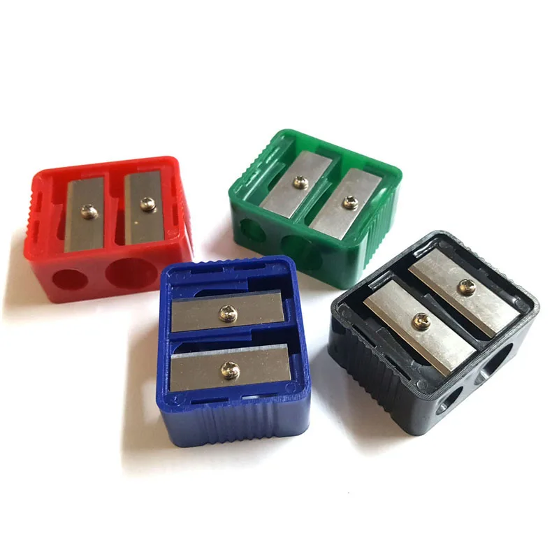 Disposable Dual Holes Cosmetic Pencil Sharpener