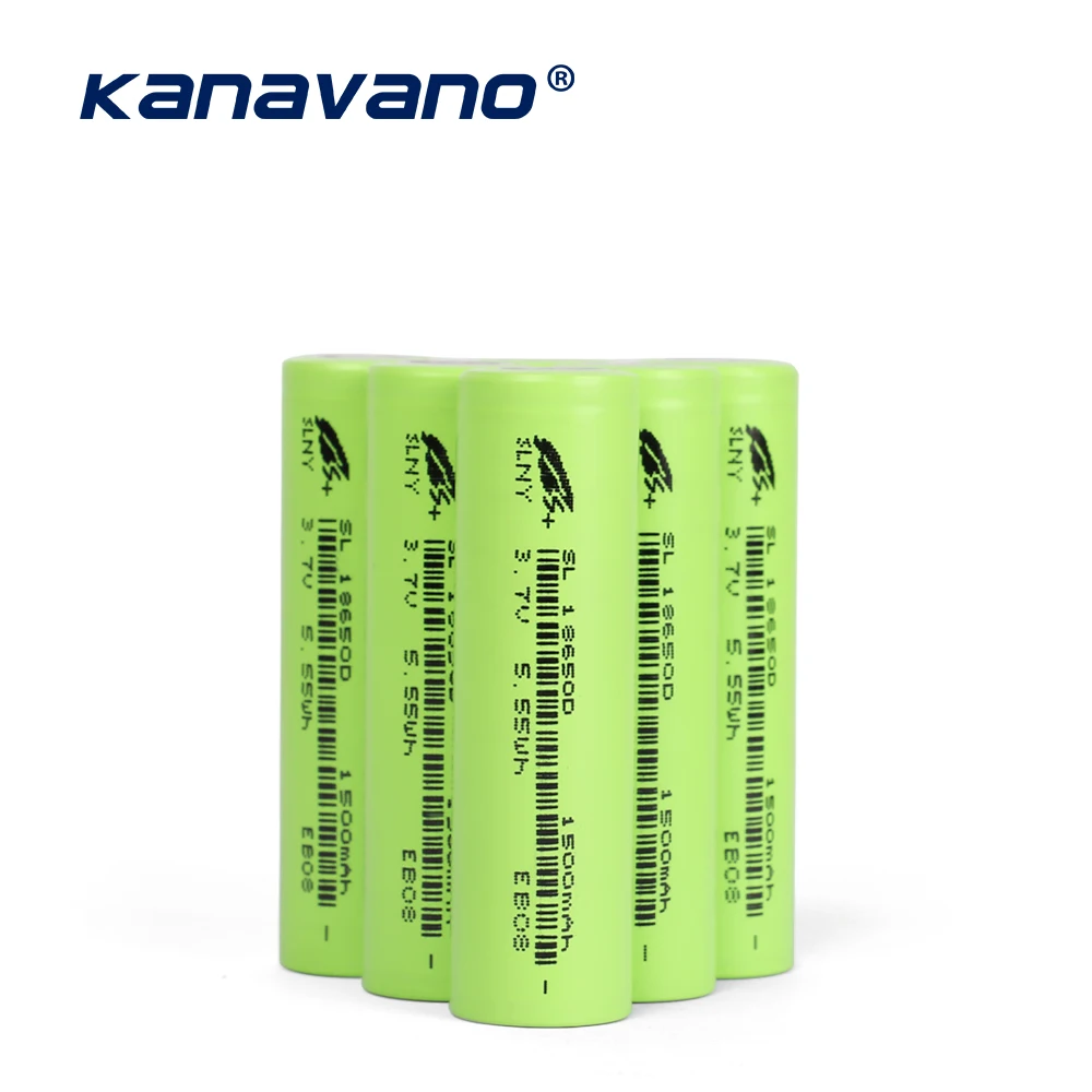 High Capacity Li-ion 3.7v 1500mah 5c 18650 lithium battery