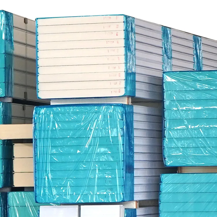 Eps Insulated Panel Sandwich Pu Cold Room Board Eps Sandwich Panel for Wall Roof Galvanized Steel Metal Modern 950/1150mm CN;HEN