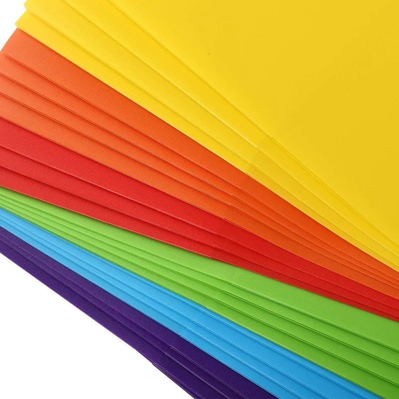 Office School Supplies Double Pockets PP Presentation Folder with Label Pocket