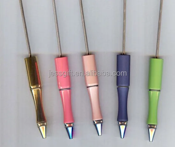 
18 Colors stainless steel bead ball point pen personalized color metal ball pen 11 colors in stock heavy weight pens 