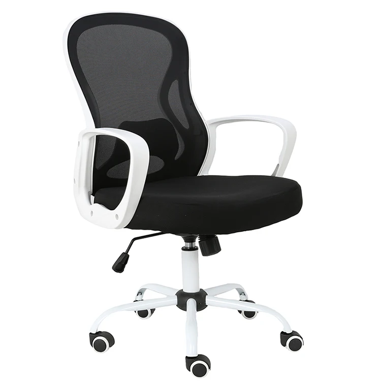 Modern White Office Visitor Chairs Rocking Swivel Mesh Task Plastic Back 90 Cm Ergonomic Chair For Children