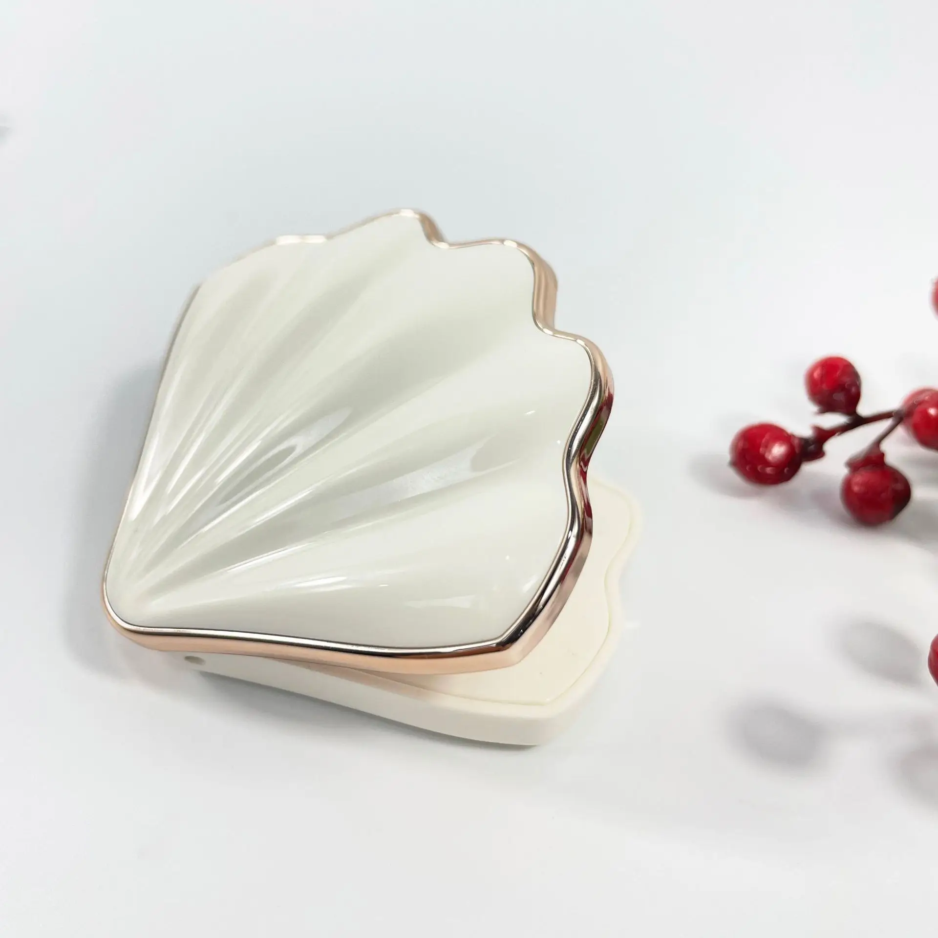 Wholesale High Pigmented Shell Heart Blush Single Cruelty Free Makeup Seashell Blush Private Label Powder Blusher