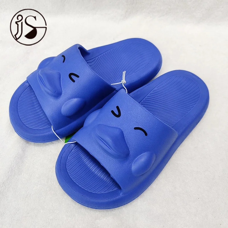 Cute duck shape design shoes kids slippers wear-resistant bathroom quick drying EVA slippers