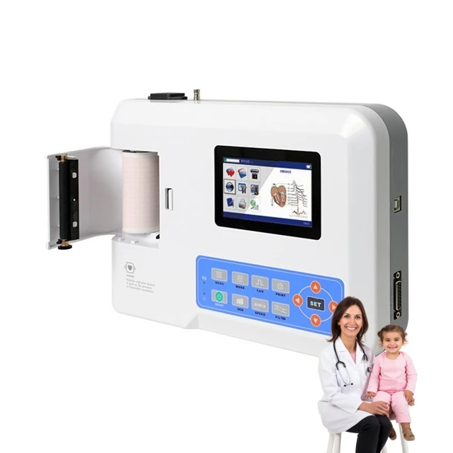 Color Touch Screen Equipment Ecg Machine