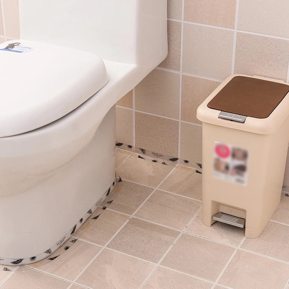 Kitchen Bathroom Good Sealing Non-trace Adhesive Waterproof Mildew Proof Anti-mold Tape PVC Material Wall Glue Crack Repair Seal